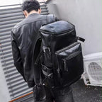 Sac à dos cuir noir